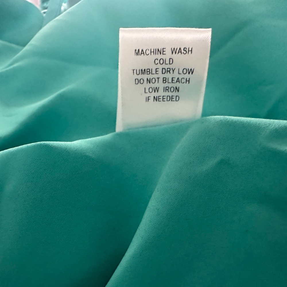 MERCER & BLUSH Chic Turquoise Maxi Dress for Women SIZE SMALL 2 4 Comfort Loose - Picture 4 of 4